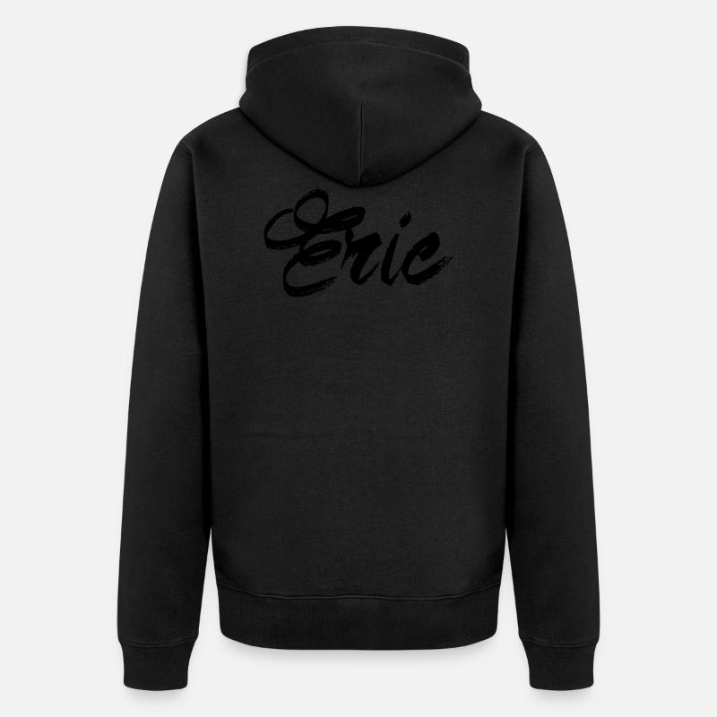 Eric - Veste à capuche bio Premium Unisexe - noir