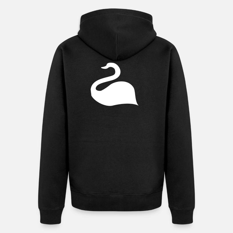 SWAN - Veste à capuche bio Premium Unisexe - noir