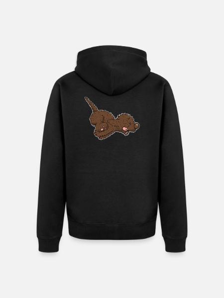 Pili1 2 - Unisex Premium Organic Zip Hoodie - black