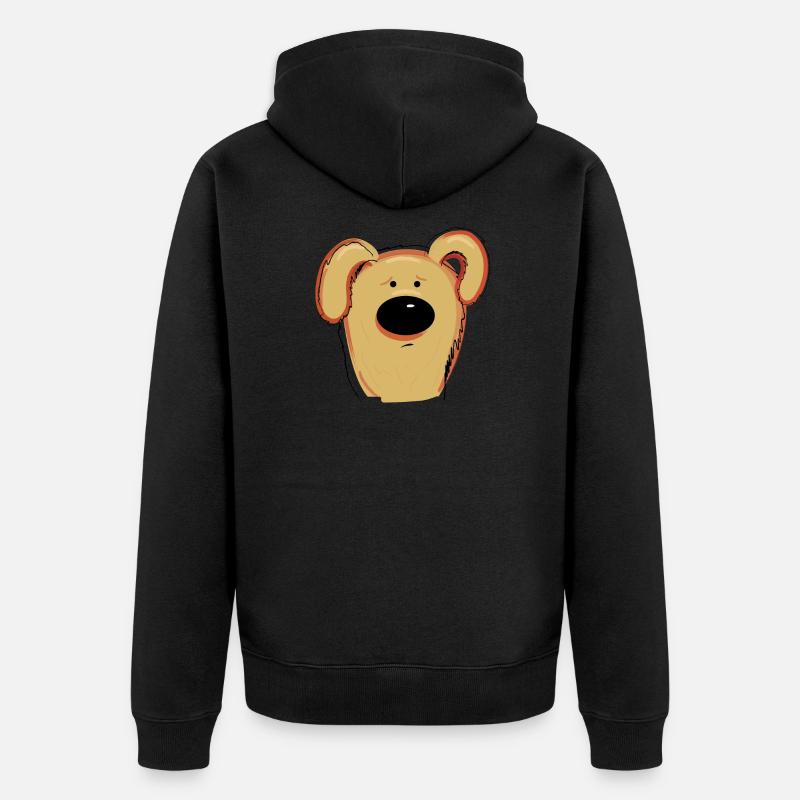 Laika - Veste à capuche bio Premium Unisexe - noir