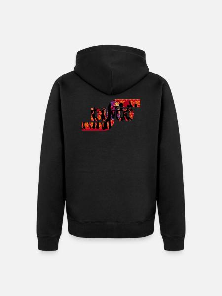 Disco - Unisex Premium Organic Zip Hoodie - black