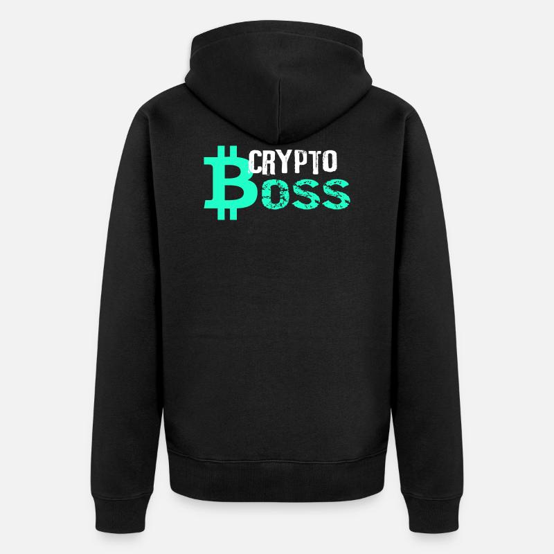 CRYPTO - Veste à capuche bio Premium Unisexe - noir