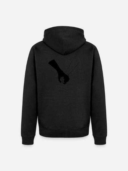 Black Lives Matter - Unisex Premium Organic Zip Hoodie - black