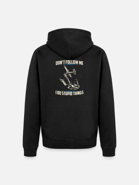 Skydiving | Skydive skydiving gifts - Unisex Premium Organic Zip Hoodie - black