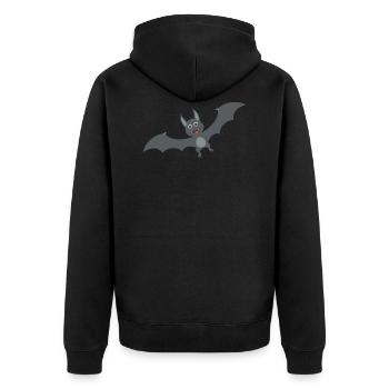 Chauve-souris - Veste à capuche bio Premium Unisexe - noir - Dos - Nico (187cm)