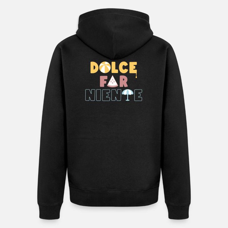 Dolce Far Niente - Veste à capuche bio Premium Unisexe - noir