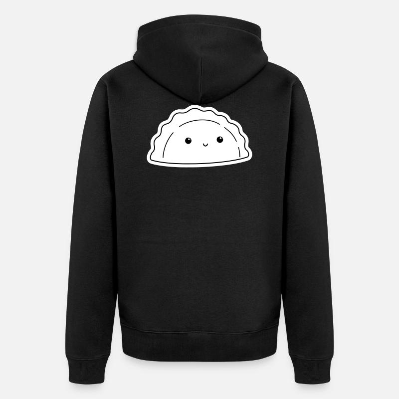 Pieróg - Unisex Premium Bio Zip Hoodie - Schwarz