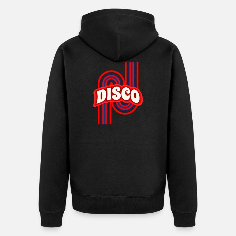 Disco - Veste à capuche bio Premium Unisexe - noir
