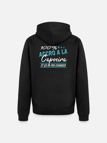 Capoeira - Veste à capuche bio Premium Unisexe - noir