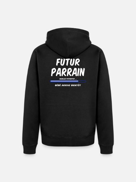 Futur parrain - Veste à capuche bio Premium Unisexe - noir