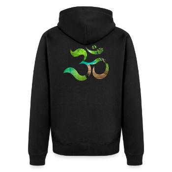 goa - Veste à capuche bio Premium Unisexe - noir - Dos - Nico (187cm)