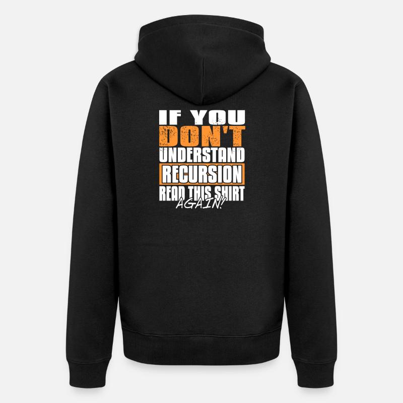 Programmeur - Veste à capuche bio Premium Unisexe - noir