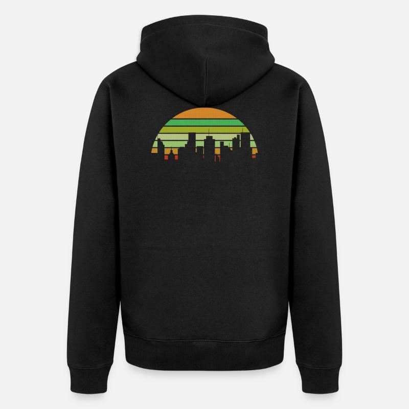 Bâtiments - Veste à capuche bio Premium Unisexe - noir