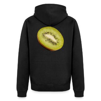 Kiwi - Veste à capuche bio Premium Unisexe - noir - Dos - Nico (187cm)
