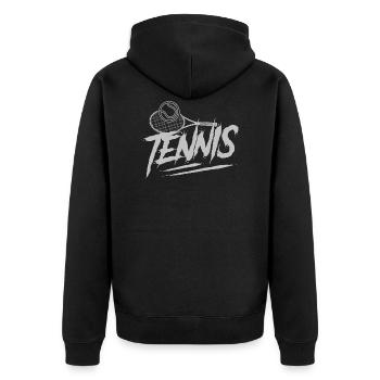 Tennis Sport Raquettes de tennis - Veste à capuche bio Premium Unisexe - noir - Dos - Nico (187cm)