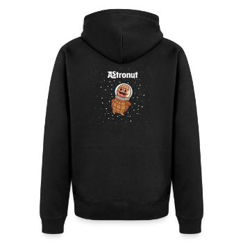 ASTRONUT - Veste à capuche bio Premium Unisexe - noir - Dos - Nico (187cm)