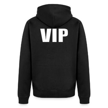 Personne Star VIP - Veste à capuche bio Premium Unisexe - noir - Dos - Nico (187cm)