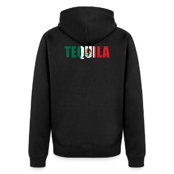 Tequila - Veste à capuche bio Premium Unisexe - noir - Dos - Nico (187cm)
