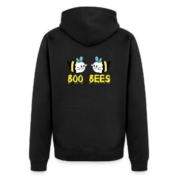 Cadeau de costume d'Halloween Boo bee - Veste à capuche bio Premium Unisexe - noir - Dos - Nico (187cm)