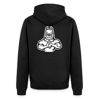 Bad dog - Veste à capuche bio Premium Unisexe - noir - Dos - Nico (187cm)