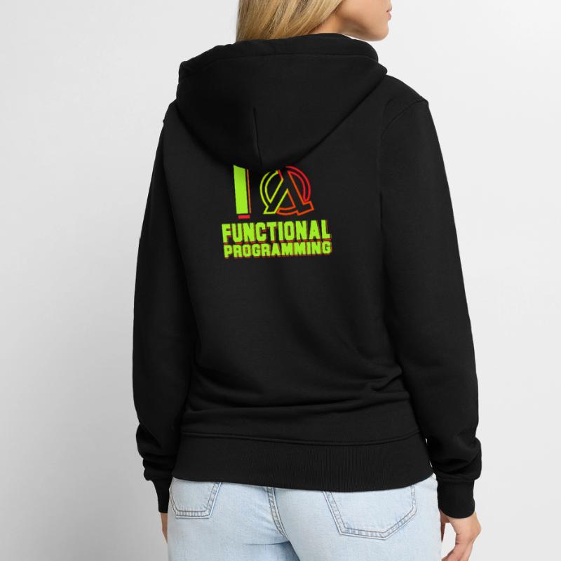 Programmer Lambda Unisex Premium Organic Zip Hoodie