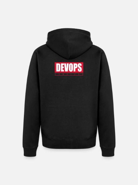 Devops merveilleux - Veste à capuche bio Premium Unisexe - noir