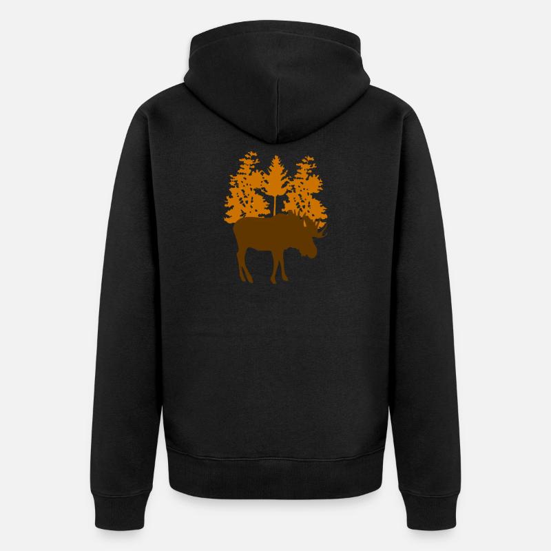élan - Veste à capuche bio Premium Unisexe - noir