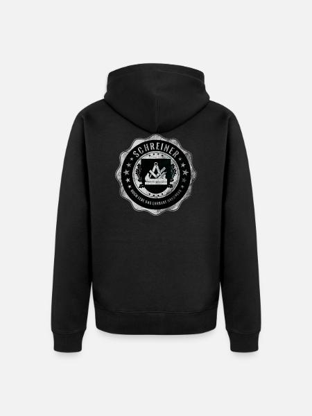 Joiners, joiners, handicrafts, guild arms - Unisex Premium Organic Zip Hoodie - black