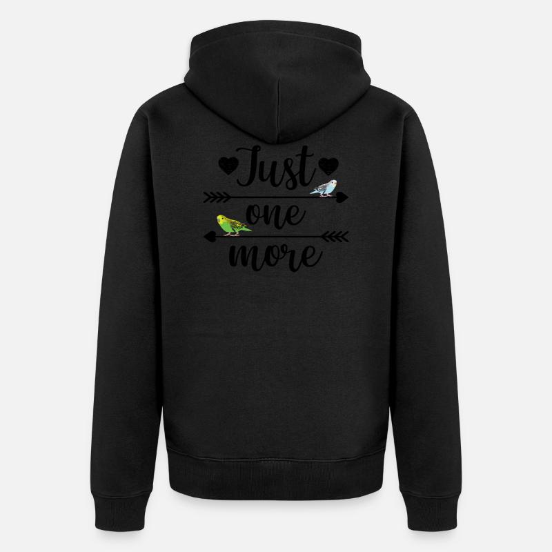 Perruche - Veste à capuche bio Premium Unisexe - noir