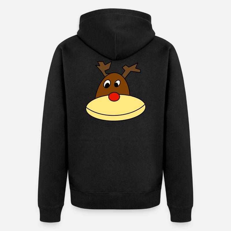 Rendier - Veste à capuche bio Premium Unisexe - noir