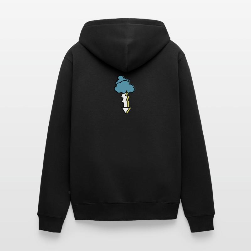 Gewitter Unisex Premium Bio Zip Hoodie