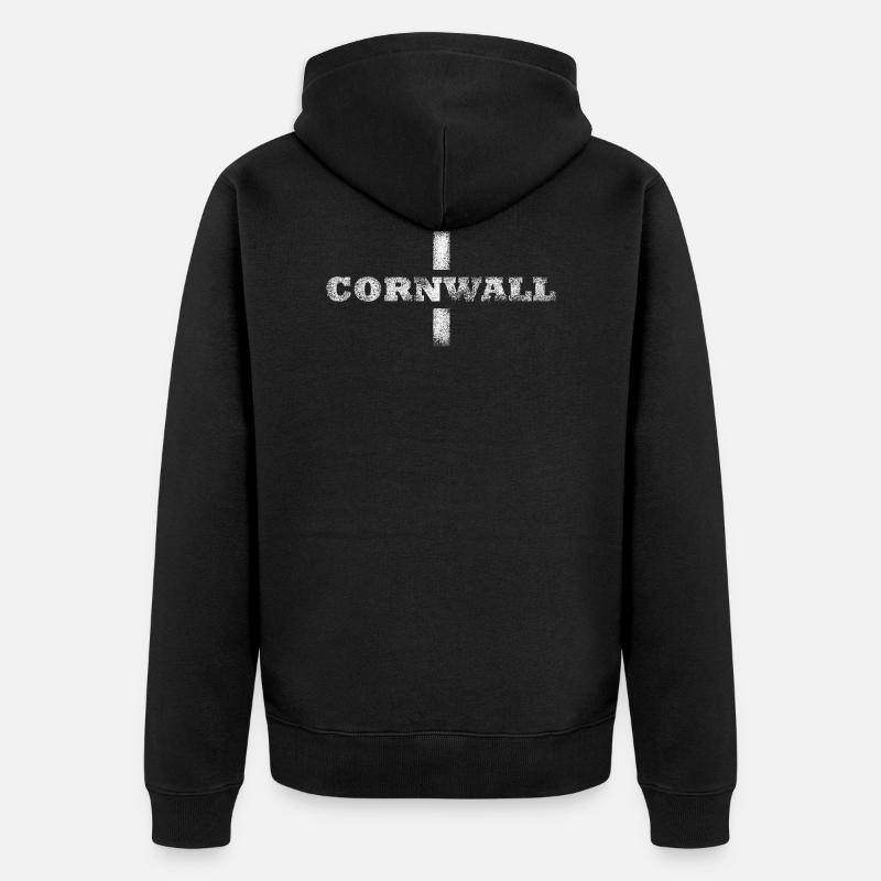 Cornouailles - Veste à capuche bio Premium Unisexe - noir