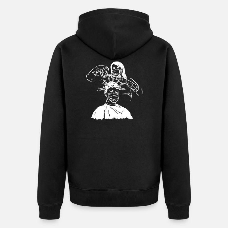 Coiffeur, coiffeur, styliste - Veste à capuche bio Premium Unisexe - noir