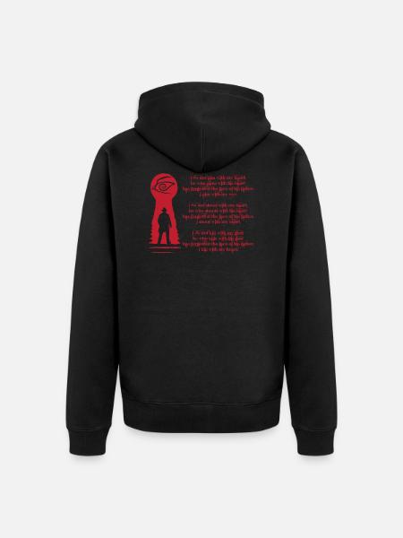 roland's song - Unisex Premium Organic Zip Hoodie - black