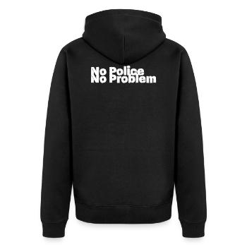redbubble - Veste à capuche bio Premium Unisexe - noir - Dos - Nico (187cm)