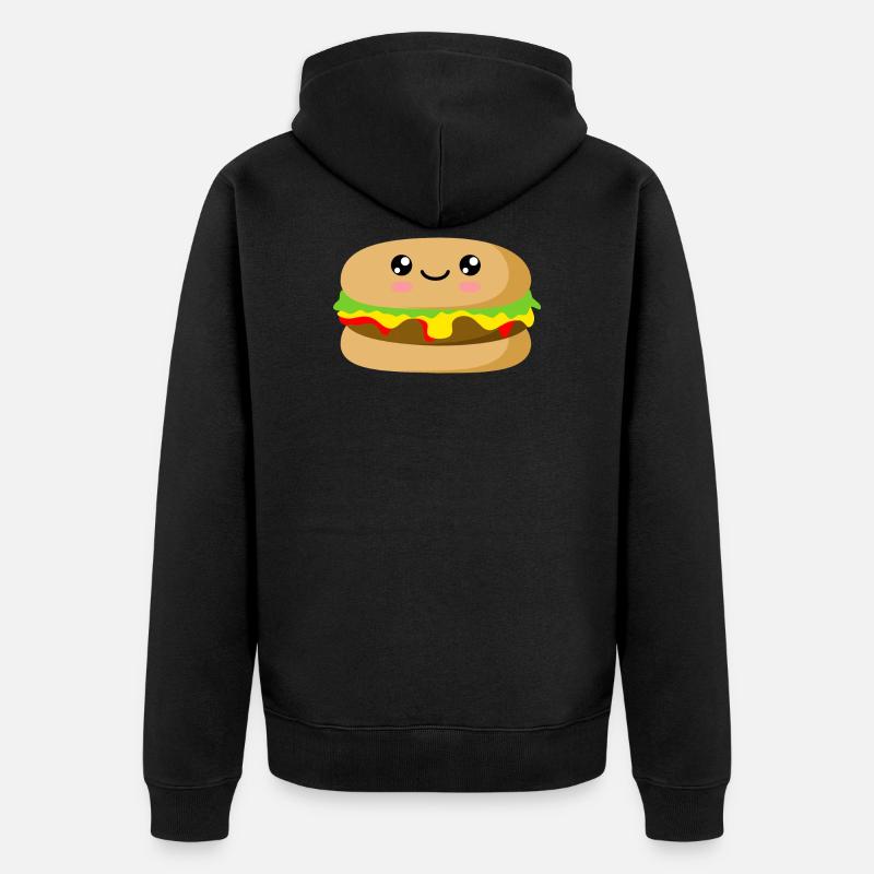 Burger - Veste à capuche bio Premium Unisexe - noir