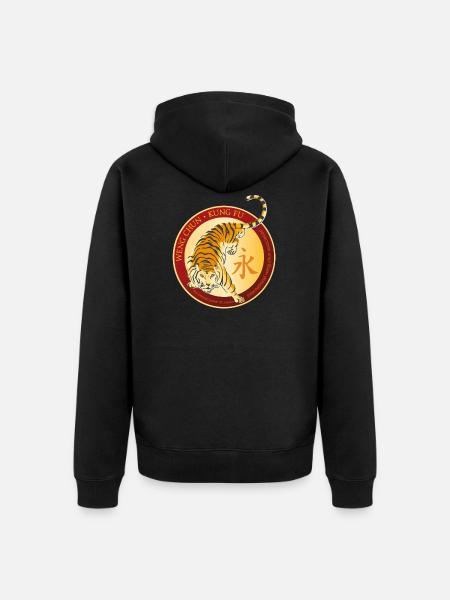 WengChunMH Logo 2 - Unisex Premium Bio Zip Hoodie - Schwarz