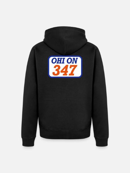Fini 347 - Veste à capuche bio Premium Unisexe - noir