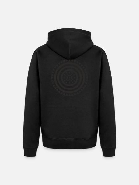 Black Cantabrian stela M1 - Unisex Premium Organic Zip Hoodie -