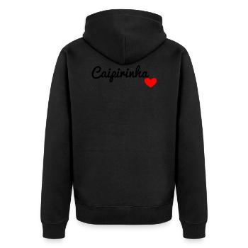 Caipirinha - Veste à capuche bio Premium Unisexe - noir - Dos - Nico (187cm)