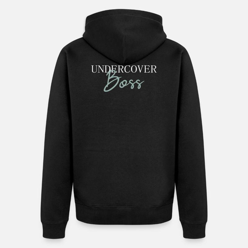 Chef sous couverture - Veste à capuche bio Premium Unisexe - noir