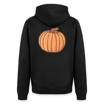 Citrouille - Veste à capuche bio Premium Unisexe - noir - Dos - Nico (187cm)