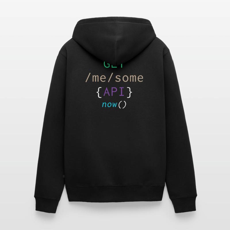 Cadeau informatique de programmation API disant Veste à capuche bio Premium Unisexe