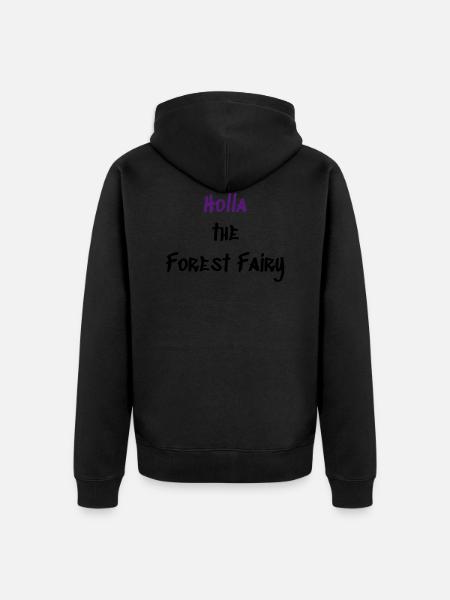 Forest Fairy - Unisex Premium Bio Zip Hoodie - Schwarz