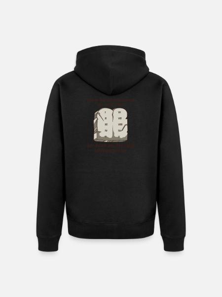 Datenschutz Internet Datenschutzbeauftragter - Unisex Premium Bio Zip Hoodie - Schwarz