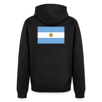 Argentine - Veste à capuche bio Premium Unisexe - noir - Dos - Nico (187cm)