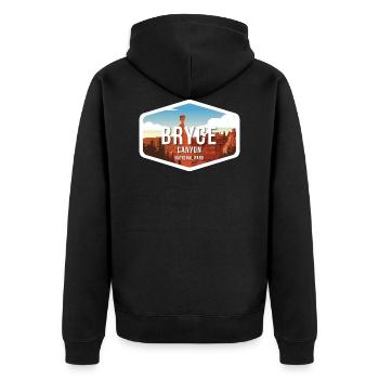 Bryce Canyon National Park Gift Souvenir - Veste à capuche bio Premium Unisexe - noir - Dos - Nico (187cm)