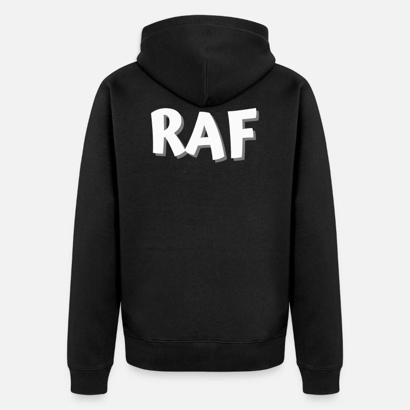 Rien à foutre - Veste à capuche bio Premium Unisexe - noir
