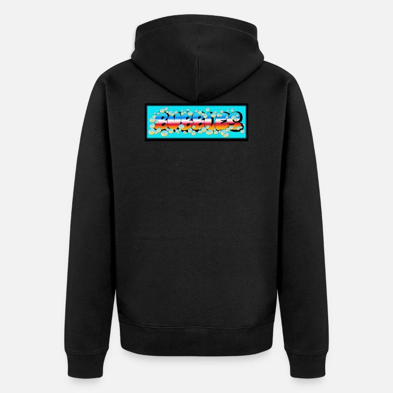 Bubbles - Veste à capuche bio Premium Unisexe - noir