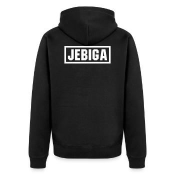 Jebiga cadeau Jugo Yougoslavie Tito SFRJ - Veste à capuche bio Premium Unisexe - noir - Dos - Nico (187cm)